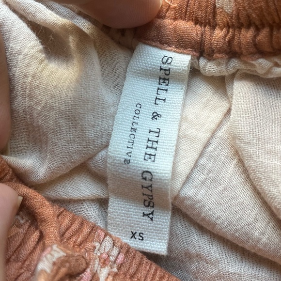 Spell Women's Maxi Skirt in Brown and Cream - Picture 13 of 15